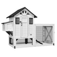 thumbnail image 2 of Backyard Discovery Sweetwater Cedar Wooden Chicken Coop for 4-6 Chickens, Run, Nesting Box, 2 of 13