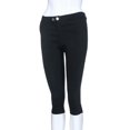 thumbnail image 4 of Generic Women's Mid Rise Solid Color Button Zipper Dressy Business Capri Pants,, 4 of 8