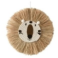 thumbnail image 2 of GROWTH TANK 2 Pieces Nordic Straw Wall Hanging Decor Tapestry Animal W/ Rope Handwoven 40cm C, 2 of 9