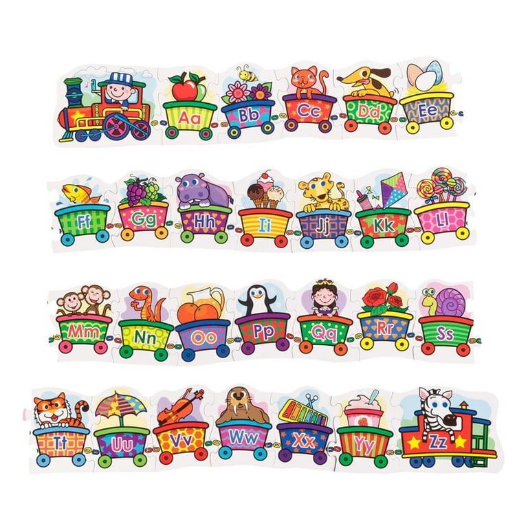 Abc train hot sale floor puzzle