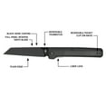 thumbnail image 6 of Gerber Pledge Pocket & Folding Knife, Plain Edge with Reverse Tanto Stainless Steel Blade, Grey, 6 of 13
