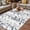 Grey, navy blue, variant on Purple Grey Botanical Outdoor Rug for Patio/Deck/Porch, Non-Slip Large Area Rug 4 x 6 Ft, Spring Floral Summer Farmhouse Indoor Outdoor Rugs Washable Area Rugs, Reversible Camping Rug Carpet Runner
