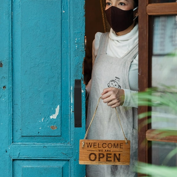 LABSERRON 1Set Barn Door Accessories Smooth to Touch Safe During Use for Garages and Barns 8.65X1.97X1.18In