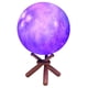 thumbnail image 2 of Lámpara de luna galáctica que brilla en la mente con 16 colores, táctil/control remoto, soporte de madera. Regalo de moda para adolescentes. Regalo de Navidad para niñas de 6, 7, 8, 9, 10, 11 y 12, 2 of 8