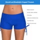 thumbnail image 4 of Eigraketly Traje de baño Pantalones cortos Calzoncillos de baño delgados Secado rápido Amigable con la piel Absorción de sudor Ligero Traje de pierna Deportes acuáticos Azul zafiro METRO Eigraketly OD020846-62B, 4 of 6