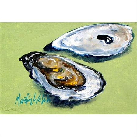 

Oysters Two Shells Fabric Placemat