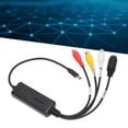 thumbnail image 3 of Type C Capture Card, Black Plug and Play Portable  To USB Converter Adapter ABS  for Web Conferencing, 3 of 7
