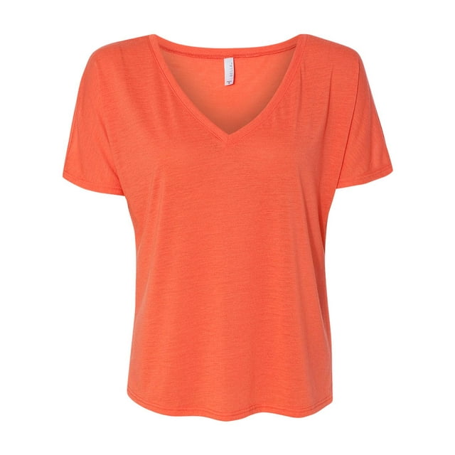 BELLA 8815 BellaCanvas T-Shirt Basique Col en V pour Femmes 8815, S, Corail