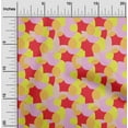 thumbnail image 2 of oneOone Cotton Cambric Light Pink Fabric Abstract Craft Projects Decor Fabric Printed By The Yard 42 Inch Wide, 2 of 4