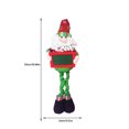 thumbnail image 3 of Cateissary Regalos de muñecas de Navidad Encantadores juguetes de peluche de vacaciones Decoración de Diseño de escena Decoraciones de Kits de decoración para fiestas Papá Noel, 3 of 6