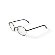Walmart Men's FM17267B Round Prescription Eyeglasses with Case, Gunmetal