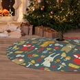 thumbnail image 6 of Sikiie Cute Animal Forest 30-48 inches {designName} Print Christmas Tree Skirt Snowman Xmas Tree Skirt with Edge Christmas Decorations for Holiday Party30", 6 of 7