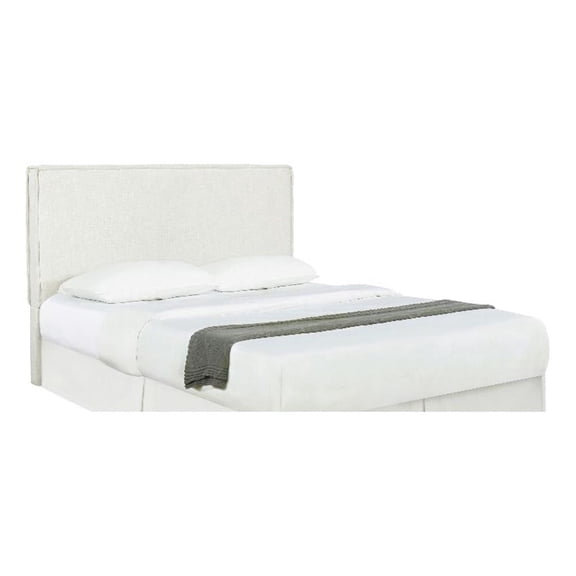 Izzy Upholstered King Panel Headboard Sand