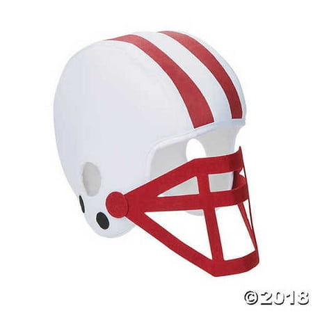 Football Helmet Cart - Burgundy Team Spirit Football Helmet