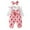 1White142, variant on XAOFW Kids Romper Jumpsuit Girls Long Sleeve O-Neck Strawberry Print Headband Outfit Playwear Toddlers Ribbed Soft Cozy Casual Daily Wear Onesie