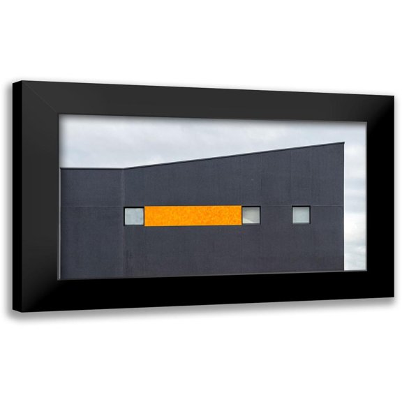Pearson, Wayne 14x9 Black Modern Framed Museum Art Print Titled - Orange Delight