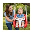 thumbnail image 2 of Little Tikes 2-in-1 Snug 'n Secure T Bar Swing- Red, Baby and Toddlers Ages 9 Months - 4 Years, 2 of 8