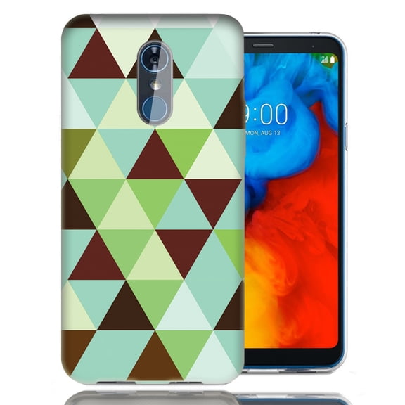 MUNDAZE For LG Stylo 4 Mint Chocolate Checkered TPU Gel Phone Case Cover