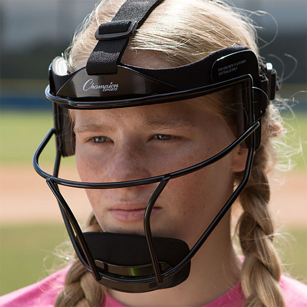 Champion Sports Softball Fielders Face Mask Youth Size Adult Size Assorted Colors Sizes Bundle 1 Performall Lanyard 