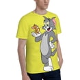 thumbnail image 5 of Tom And Jerry Men's T Shirt 3D Graphic Hip Hop Unisex Tees Tops Casual Stylish Crew Neck Short Sleeve, 5 of 8