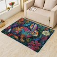 thumbnail image 2 of 5 x 6 Area Rug Rabbit Rugs, Jungle Theme Carpet for Living Room Bedroom Colorful Animal Patterned Indoor Home Decor, Non Slip Soft & Low Pile Large Washable Rug ZJ&701, 2 of 7