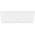 thumbnail image 4 of Ekena Millwork CMP34X17RE-03000 3 in. ID x 11.75 in. Rectangle Architectural Grade Médaillon de Plafond Contemporain PVC, 4 of 4
