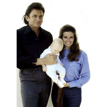 Johnny Cash June Carter and son Photo Print - Walmart.com