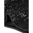 thumbnail image 5 of INSPIRE CHIC Women's Dress Lace Up Sequin Spaghetti Straps Cocktail Party Mini Dress S Black, 5 of 5