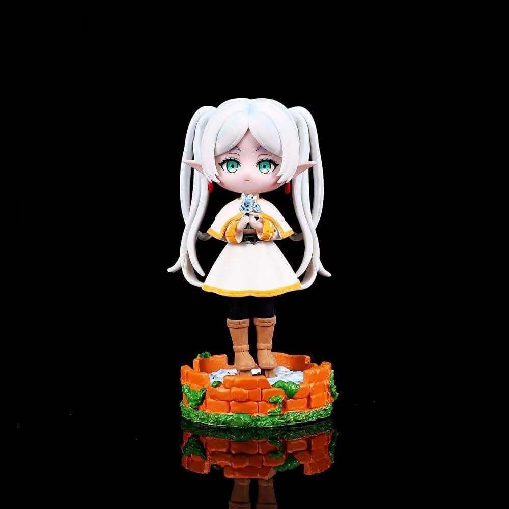 Newly Nilou Figure Pretty Magic Elf Nilou Anime Figures 15cm/5.9inch Handmade PVC Anime Cartoon Manga Game Character Model Statue Collectible Craft Gift (a)