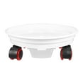 thumbnail image 1 of KAKOWELY Support de Pot de Fleurs 1 Pce Roue Universelle Support de Pot de Fleurs Plateau Mobile Base de Support de Pot de Fleurs 10.43"X10.43"X4.13 Pouces, 1 of 5