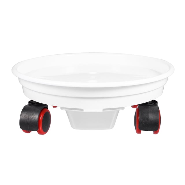 KAKOWELY Support de Pot de Fleurs 1 Pce Roue Universelle Support de Pot de Fleurs Plateau Mobile Base de Support de Pot de Fleurs 10.43"X10.43"X4.13 Pouces