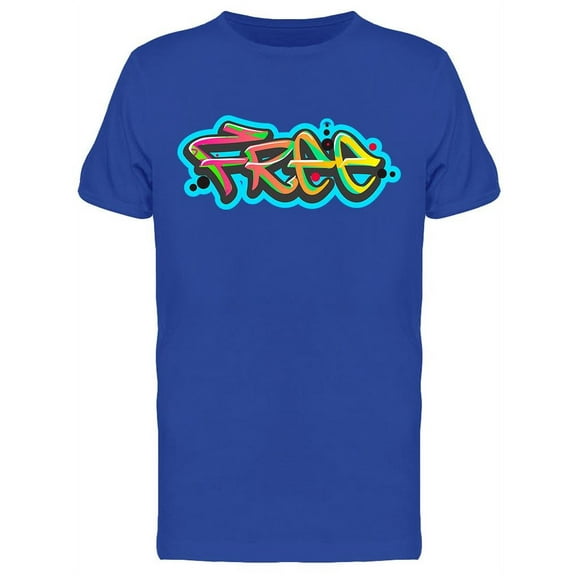 Free Graffiti Design T-Shirt Men -Image by Shutterstock, Male 3X-Large