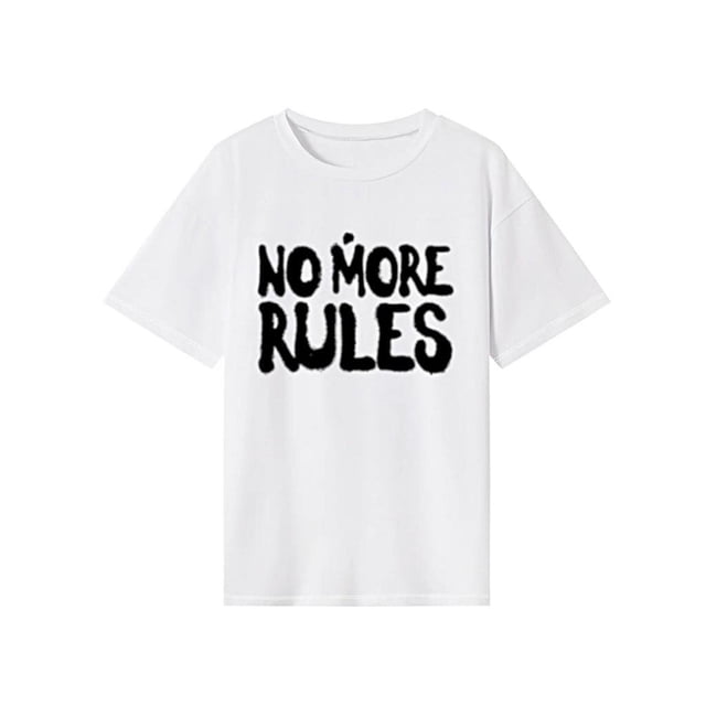 Camiseta para mujer con cuello redondo y elegante camiseta informal de manga corta para viajes diarios S