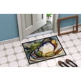 thumbnail image 2 of Carolines Treasures JMK1091MAT Blue Crab Door Mat Indoor Rug or Outdoor Welcome Mat 18x27 Doormat  27"L x 18"W, 2 of 4