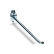 Triton Products 6-inch Single Rod Steel Pegboard Hook, 30-Degree Bend, 10pk