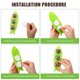 thumbnail image 3 of 2 juguetes de bolas de hierba, juguete interactivo para gatos (3 en 1-verde) ER, 3 of 5
