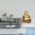 thumbnail image 2 of Figura de escritorio,Estatua de gato,linda estantería,escritorio,decoración del hogar,Estatua de Buda,Figuras de estatuas de Buda Bodhisattva de meditación,Figuras de esculturas, 2 of 8