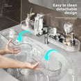 thumbnail image 2 of Faucet suction cup storage rack, bathroom, toilet, washbasin, wall mounted storage, wall mounted, 2 of 6