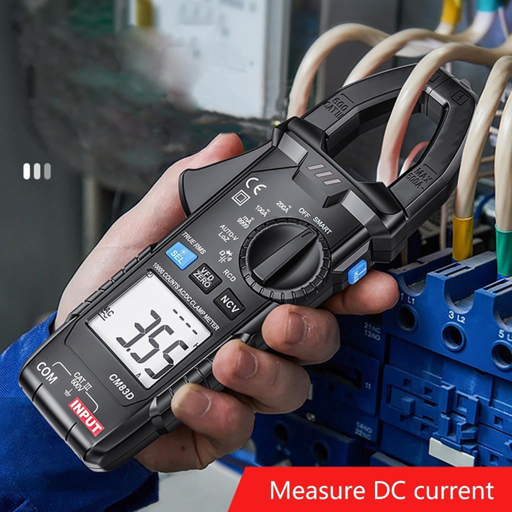 CEORPER Multifunctional Clamp Meter for w/ Backlit & Flashlight Digital Multimeter Voltmeter 200A AC/for DC Current 600V AC/for