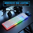 thumbnail image 2 of XYvans Gaming Keyboard and Mouse Combo,Rgb Backlit Wired Gaming Keyboard for Windows Pc Gamers Desktop Computer Laptop Accessories-Black, 2 of 5