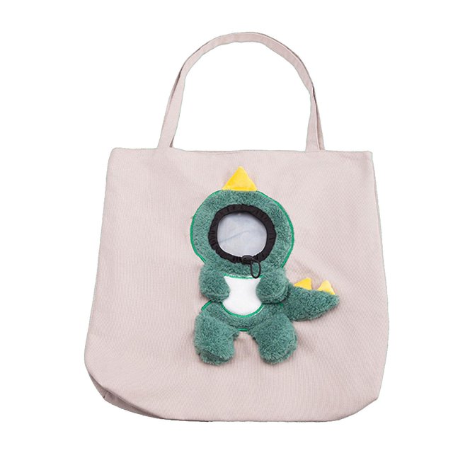 Sac de Transport pour Animaux de Compagnie Design Animaux Multicolore Extérieur Portable Toile Chiens Chats Sac à Main