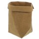 thumbnail image 2 of BRIGHTFUFU Contenedor de papel Kraft lavable Bolsa de papel decorativa reutilizable Organizador Cubierta de maceta Juguete para decoración y almacenamiento Tamaño S (Marrón claro), 2 of 8