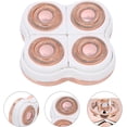 thumbnail image 5 of 18K Gold-Plated Replacement Heads Compatible with Finishing Touch Legs Shaver, Waterproof Design, Includes Cleaning Brush, 5 of 5