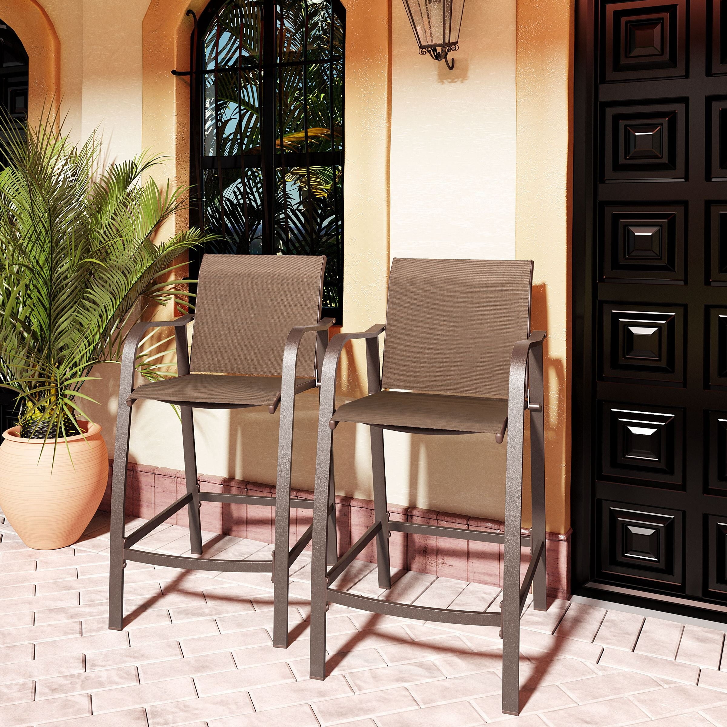 Heavy duty online outdoor bar stools