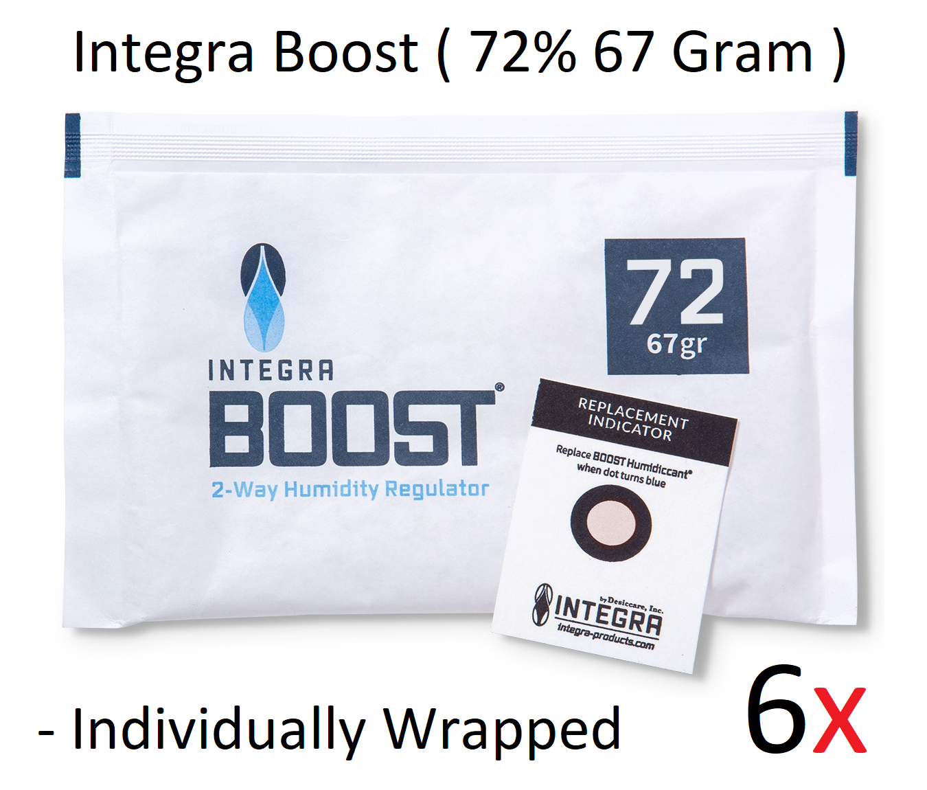 INTEGRA BOOST 72 67 Gram 2Way Humidity Control Packet with Indicator