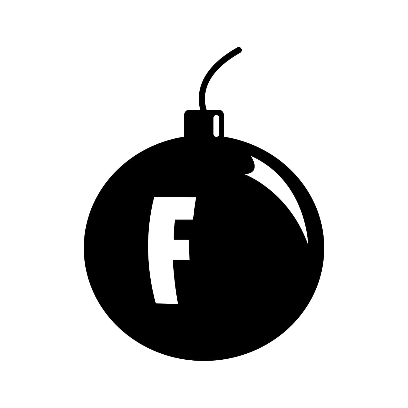 F Bombs Sticker Decal Die Cut Self Adhesive Vinyl Weatherproof