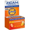 Zicam Ultra Cold Remedy RapidMelts Tablets, Orange Cream, 18 ea (Pack of 2)