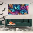 thumbnail image 2 of Pofeuu Colorful Tropical Leaves Print Colorful Yard Festival Banner Sign Party Outdoor & Indoor Party Decoration Banne Festival Yard Sign-Medium, 2 of 8
