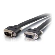 C2G 50237 Select VGA Video Extension Cable VGA Male to VGA Female, In-Wall CMG-Rated, Black (6 Feet, 1.82 Meters)