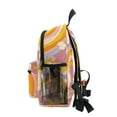thumbnail image 4 of FORMRS School Backpack with Front Zippered Pocket 12" Elementary Student Travel Daypack, Purple Retro Rainbow, 4 of 6